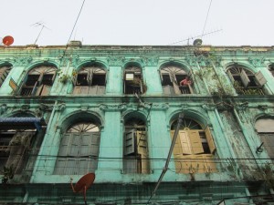 Yangon, colonial housing