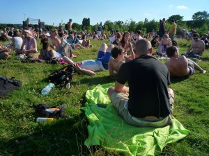 young people chilling at THF